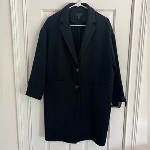 TOPSHOP: oversized black pea coat